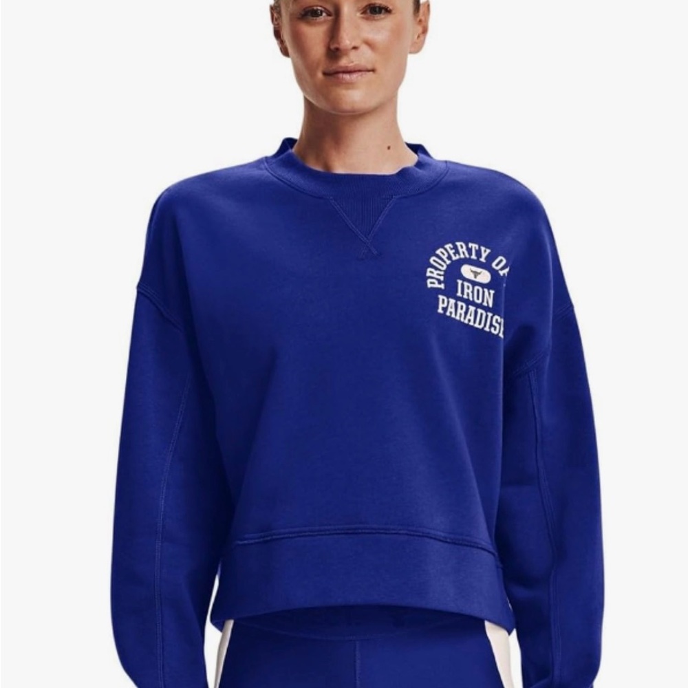 Under Armour Royal Blue Women's Crew Neck Sweater Size XL NWT